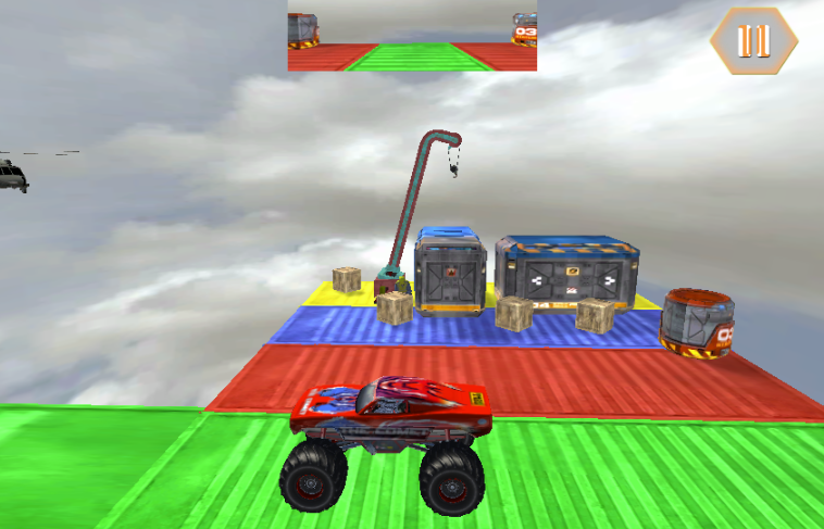 Monster Truck Stunts Sky Driving Screenshot